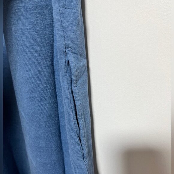 Wrap London Hemp Cotton Blue Midi Dress - Size US 6 / UK 10 - Picture 10 of 12